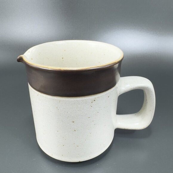 Denby Langley RUSSET Small Pitcher Creamer Stoneware Speckled Ceramic Creamer - Picture 10 of 13